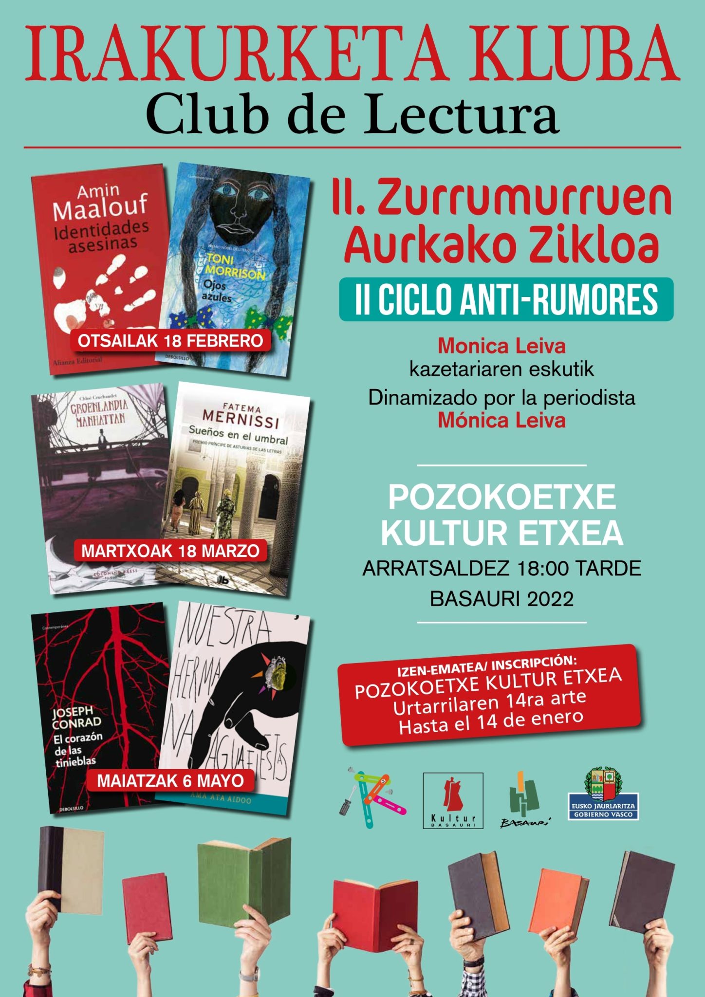 Club de Lectura antiRumores en Basauri "Identidades Asesinas" (Amin