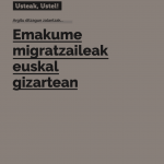 Emakume migratzaileak euskal gizartean