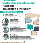 Conversatorio: «Euskera, educación e inclusión»