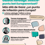 Más allá de Gaza: ¿un punto de inflexión para Europa? en Bilbao